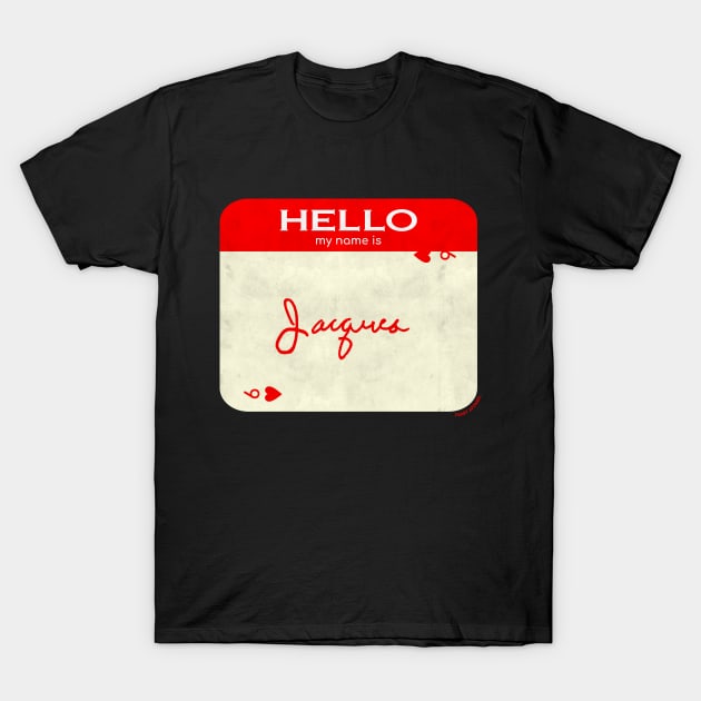 Peaky Apparel | Hello My Name Is Jacques T-Shirt by Royal Mantle